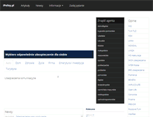 Tablet Screenshot of ipolisy.pl